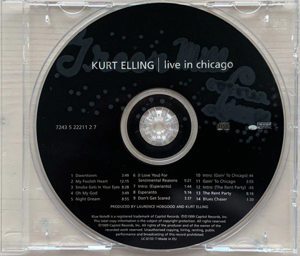 Kurt Elling - Live In Chicago (CD, Album) - Image 3