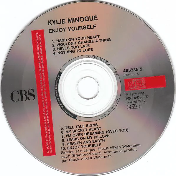 Kylie Minogue - Enjoy Yourself (CD, Album) - Image 3
