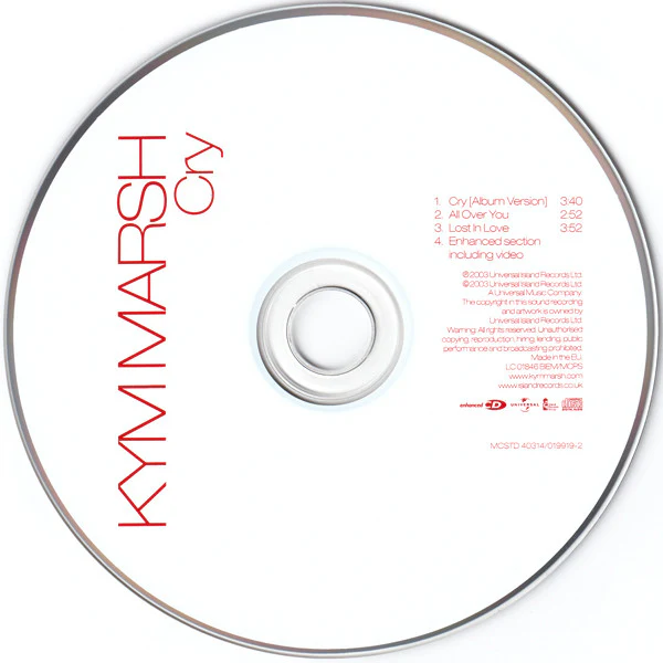 Kym Marsh - Cry (CD, Single, Enh, CD1) - Image 4