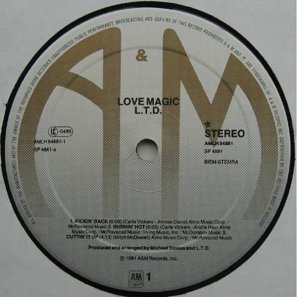 L.T.D. - Love Magic (LP, Album) - Image 3