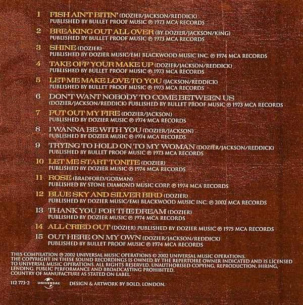 Lamont Dozier - The Legendary Soul Master (CD, Comp) - Image 3