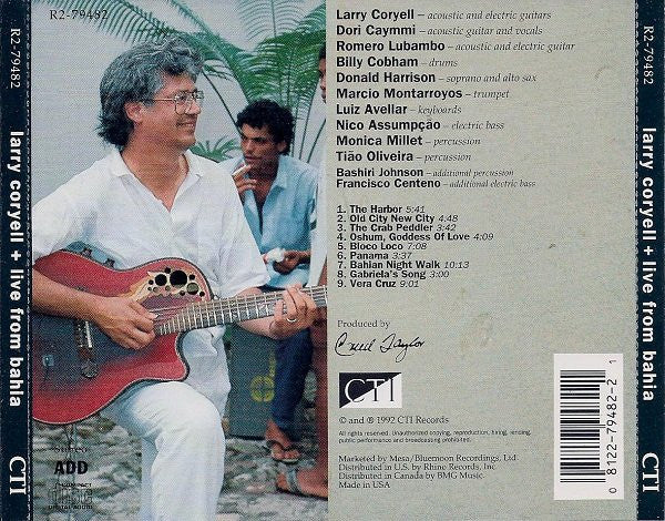 Larry Coryell - Live From Bahia (CD, Album) - Image 2
