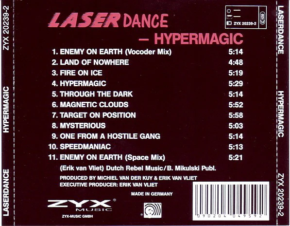 Laserdance - Hypermagic (CD, Album) - Image 2
