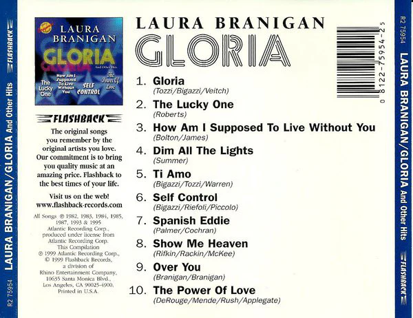 Laura Branigan - Gloria And Other Hits (CD, Comp) - Image 4