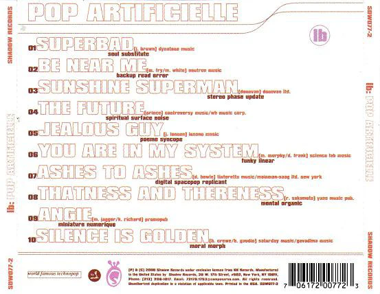 LB* - Pop Artificielle (CD, Album) - Image 4