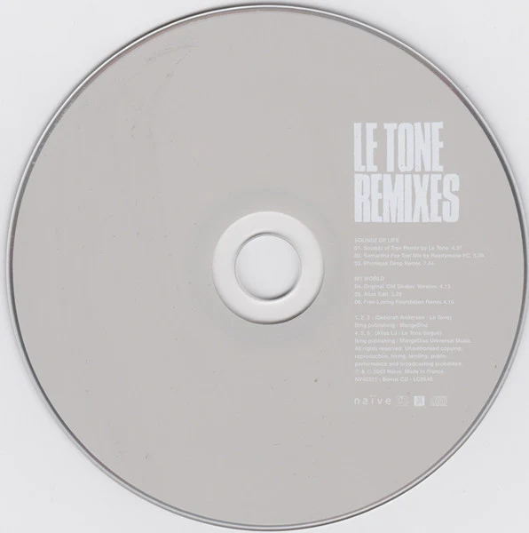 Le Tone - Play List (2xCD, Album) - Image 4