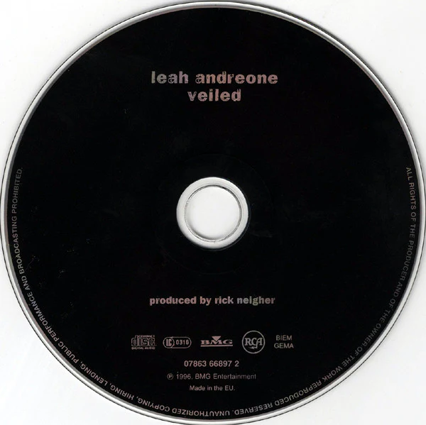 Leah Andreone - Veiled (HDCD, Album) - Image 3