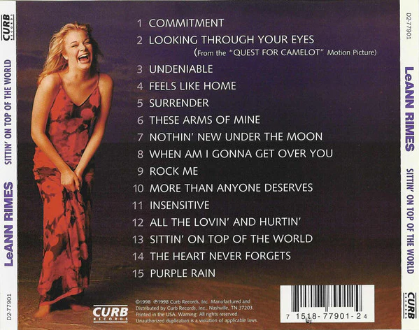 LeAnn Rimes - Sittin' On Top Of The World (CD, Album) - Image 2