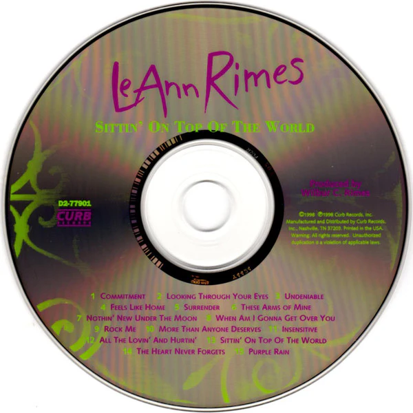 LeAnn Rimes - Sittin' On Top Of The World (CD, Album) - Image 3