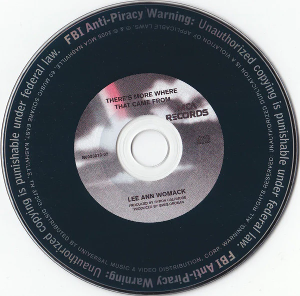 Lee Ann Womack - There's More Where That Came From (CD, Album, RE) - Image 3