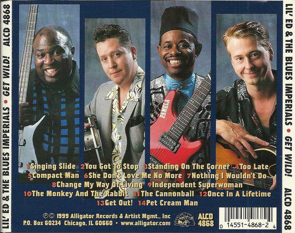 Lil' Ed & The Blues Imperials* - Get Wild! (CD, Album) - Image 2