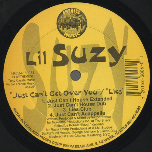 Lil Suzy - Just Can't Get Over You / Lies (12") - Image 2