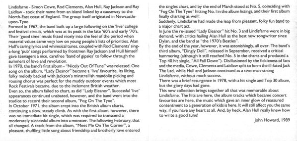Lindisfarne - The Best Of Lindisfarne - 16 Classic Tracks (CD, Comp) - Image 2