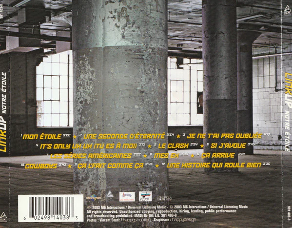 Linkup - Notre Étoile (CD, Album) - Image 2