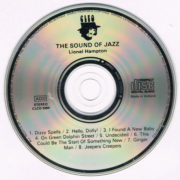 Lionel Hampton - The Sound Of Jazz (CD, Album) - Image 2