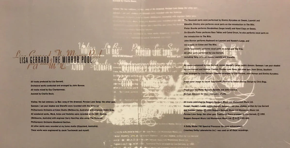Lisa Gerrard - The Mirror Pool (CD, Album) - Image 5