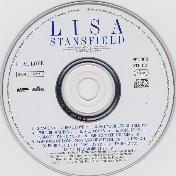 Lisa Stansfield - Real Love (CD, Album) - Image 3