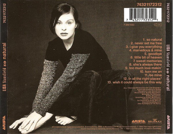 Lisa Stansfield - So Natural (CD, Album) - Image 3