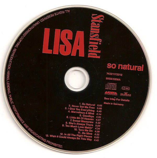 Lisa Stansfield - So Natural (CD, Album) - Image 4