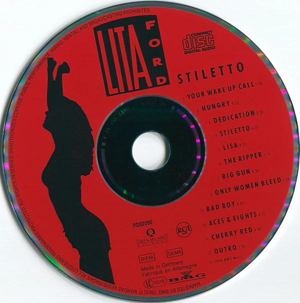 Lita Ford - Stiletto (CD, Album) - Image 3