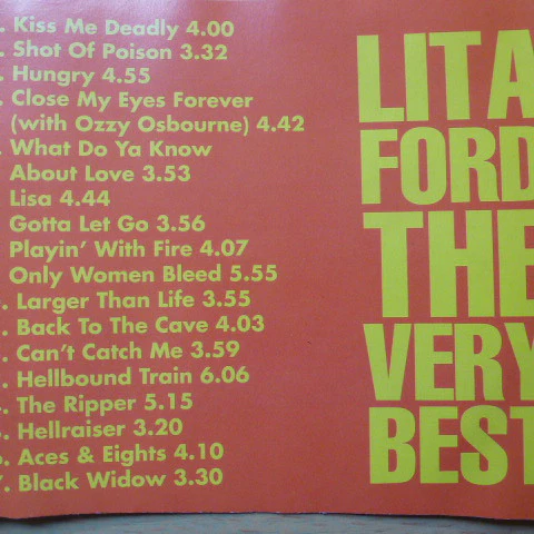 Lita Ford - The Very Best (CD, Comp, Unofficial) - Image 3