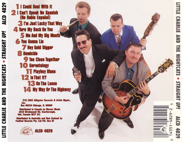 Little Charlie And The Nightcats - Straight Up! (CD, Album) - Image 2