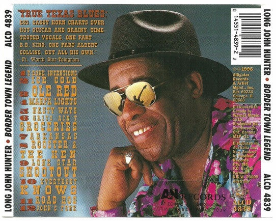 Long John Hunter - Border Town Legend (CD, Album) - Image 2