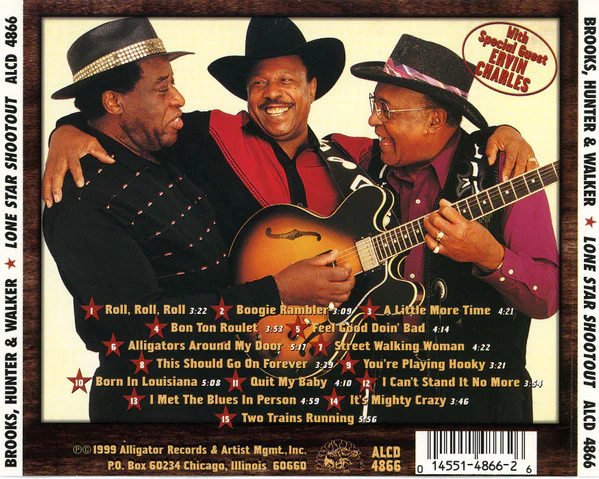 Lonnie Brooks ★ Long John Hunter ★ Phillip Walker - Lone Star Shootout (CD, Album) - Image 2