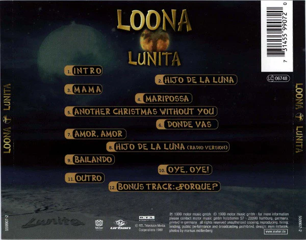 Loona - Lunita (CD, Album) - Image 2