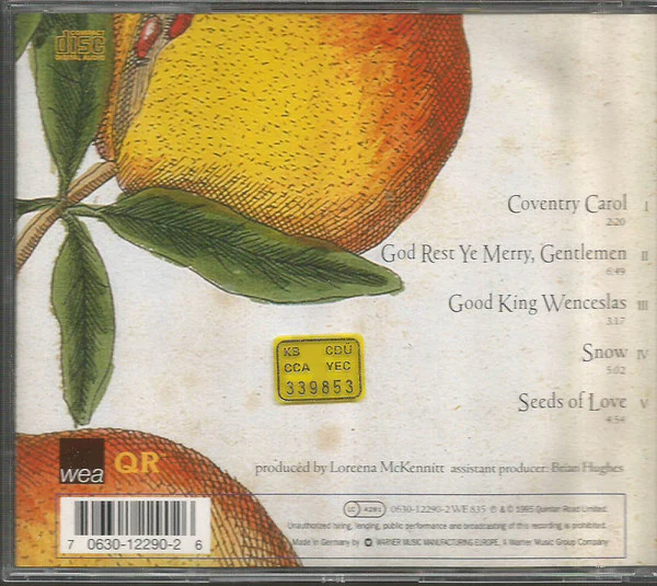 Loreena McKennitt - A Winter Garden (Five Songs For The Season) (CD, EP, RE) - Image 2