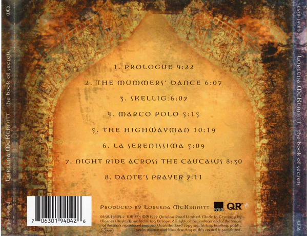 Loreena McKennitt - The Book Of Secrets (CD, Album) - Image 2