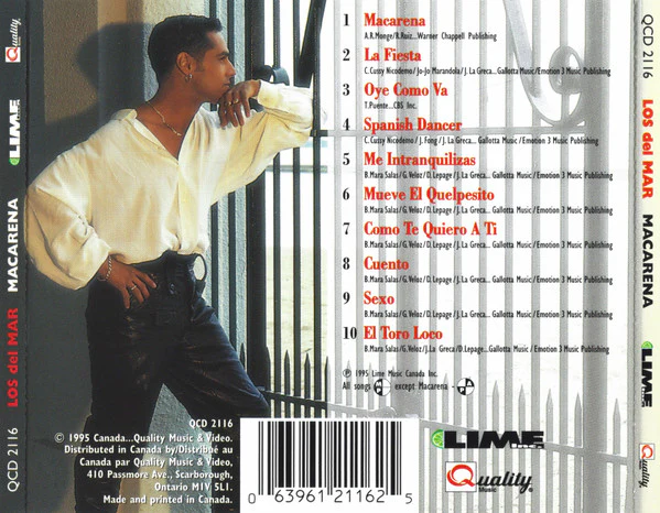Los Del Mar Featuring Wil Veloz - Macarena (CD, Album) - Image 2