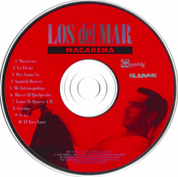 Los Del Mar Featuring Wil Veloz - Macarena (CD, Album) - Image 3