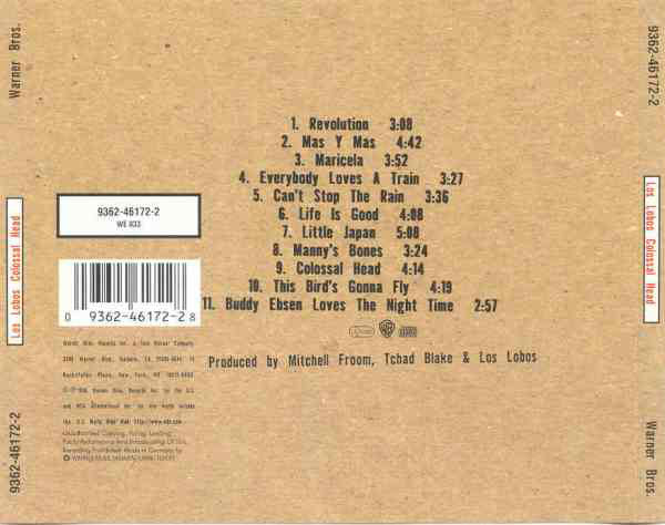Los Lobos - Colossal Head (CD, Album) - Image 2