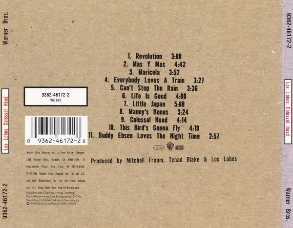 Los Lobos - Colossal Head (CD, Album) - Image 3