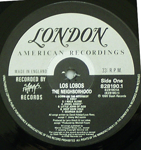 Los Lobos - The Neighborhood (LP, Album) - Image 4