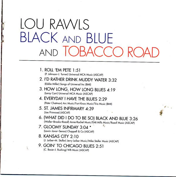 Lou Rawls - Black And Blue And Tobacco Road (CD, Comp, RM) - Image 4