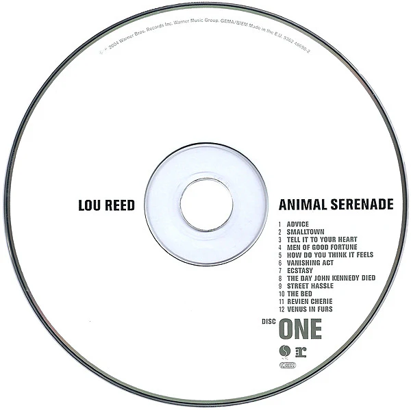 Lou Reed - Animal Serenade (2xCD, Album) - Image 3