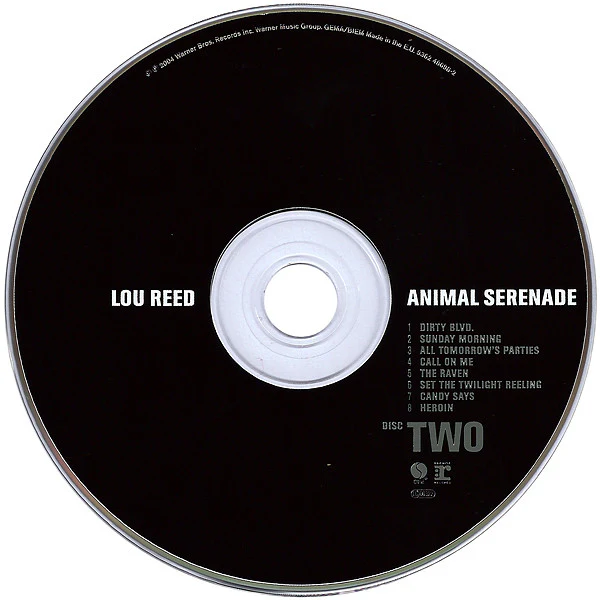 Lou Reed - Animal Serenade (2xCD, Album) - Image 5