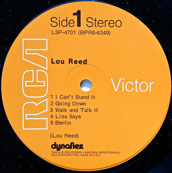 Lou Reed - Lou Reed (LP, Album, Ind) - Image 3