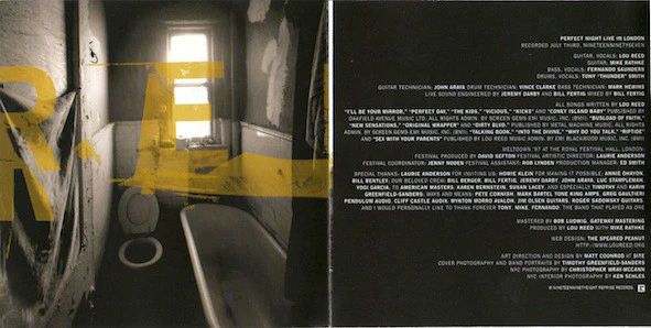 Lou Reed - Perfect Night Live In London (CD, Album) - Image 4