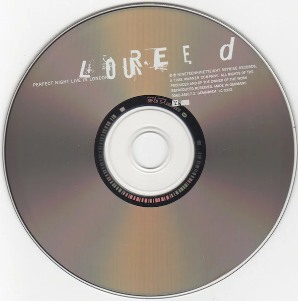 Lou Reed - Perfect Night Live In London (CD, Album) - Image 5
