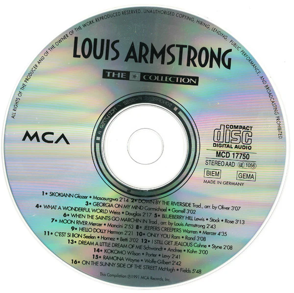 Louis Armstrong - The ★ Collection (CD, Comp) - Image 3