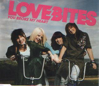 Love Bites (2) - You Broke My Heart (CD, Single, Promo)