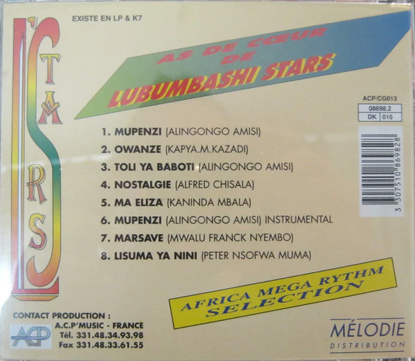 Lubumbashi Stars - African Megarythm Selection (CD, Album) - Image 2