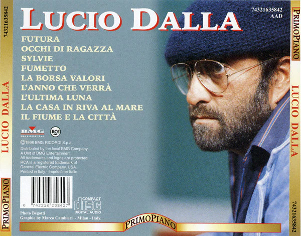 Lucio Dalla - Lucio Dalla (CD, Comp) - Image 2