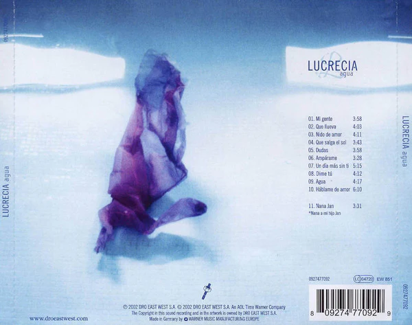 Lucrecia (3) - Agua (CD, Album) - Image 2