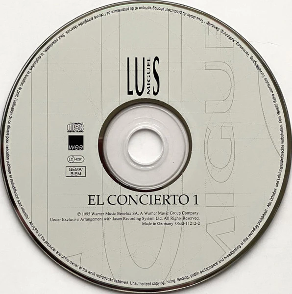 Luis Miguel - El Concierto (2xCD, Album, sli) - Image 3