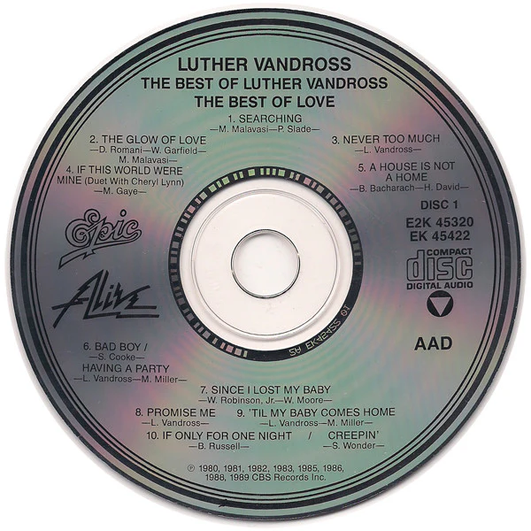 Luther Vandross - The Best Of Luther Vandross...The Best Of Love (2xCD, Album, Comp, RM) - Image 3