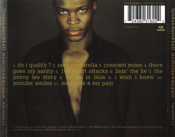 Lynden David Hall - Medicine 4 My Pain (CD, Album) - Image 2